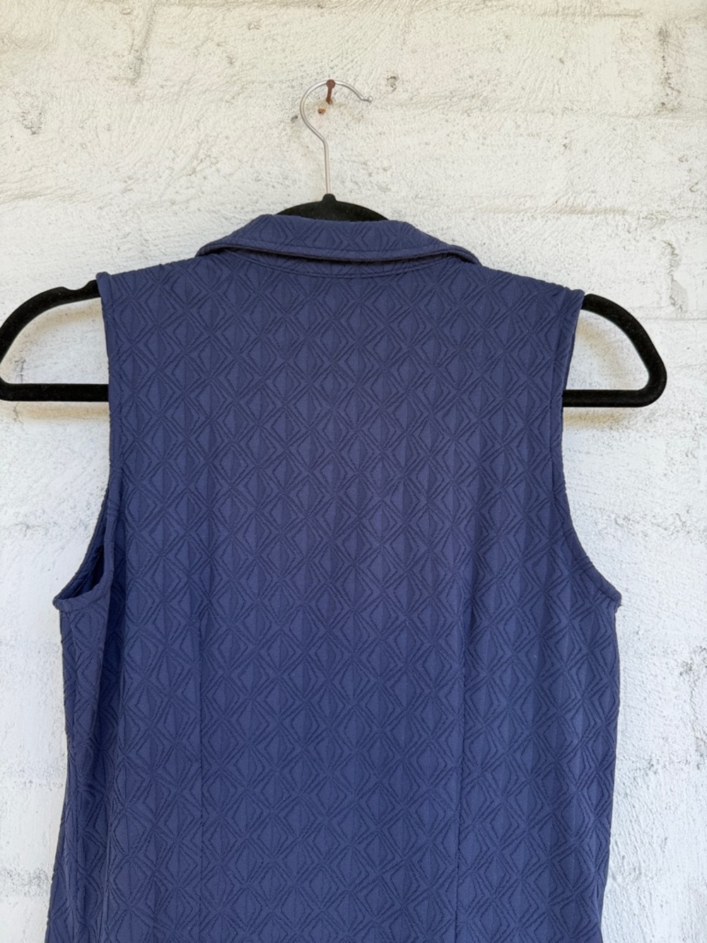 J.McLaughlin Ayla Navy Jacquard Knit Sleeveless Sheath Dress Size XS - Picture 7 of 14